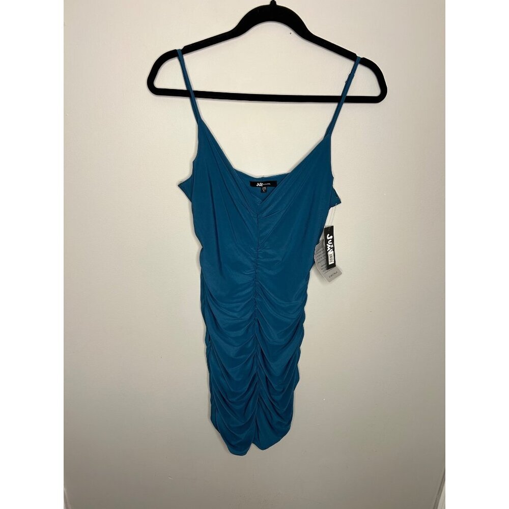 Jump apparel touched cocktail dress teal blue women’s size Large Nordstrom's